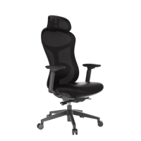 Chaise de bureau ergonomique en maille à dossier haut, avec appui-tête réglable et accoudoirs 3D, pivotante, pour le bureau, la maison et le gaming