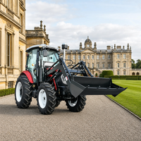 Tracteur agricole à roues 4x4 Undaunted 80HP avec système hydraulique robuste et climatiseur pour les tâches agricoles professionnelles