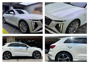 Geïmporteerde Pvc Full Body Auto Wrap Vinyl Aurora Wit Met Kameleon Glanzende Parel UV-Proof En Anti-Kras Groothandel - Product Image 5