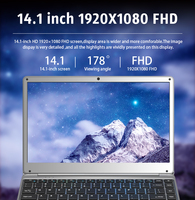 Laptop da 14.1 Pollici con Windows 11 Pro, Processore Intel Celeron Quad Core 2.0GHz, Memoria SSD, Display 16:10