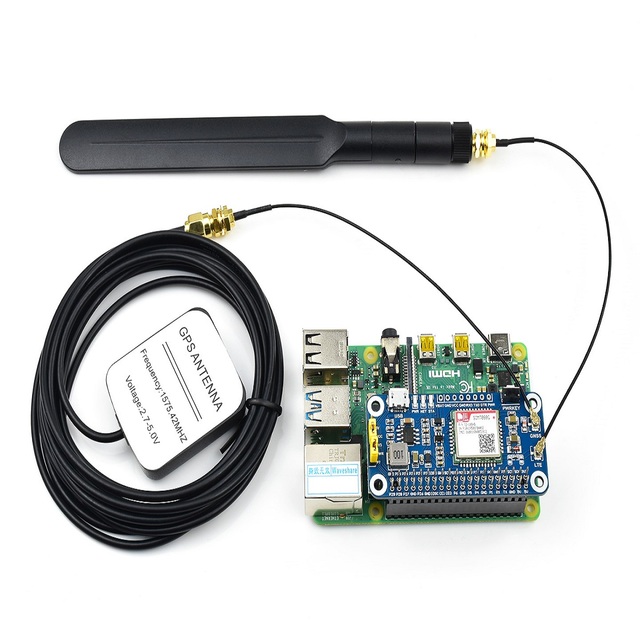 SIM7080G  module Raspberry Pi NB IoT Cat-M (eMTC) GNSS Expansion Board SIM7080G Module Global