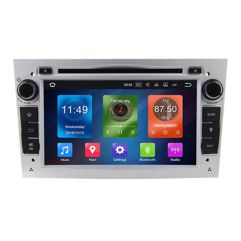 7 ''2Din RK PX5 Android10.0 Octa-Core 4G + 64G Xe DVD GPS Máy Nghe Nhạc Cho Vauxhall Astra Opel Vectra Corsa Với WiFi Đài Phát Thanh/RDS BT DAB +