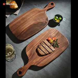 Tabla de Cortar de Madera de Nogal Negro Ecológica, Accesorios de Cocina, Bandeja para Servir Pan y Frutas, Tabla de Cortar de Madera - Product Image 2