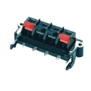 high quality 4 positions outer wire seat connection clip spring terminal connector 4 bent pins aging test clip