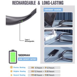 Lámpara de Lectura LED Flexible Recargable con Protección para los Ojos, Venta al Por Mayor 2025 - Product Image 4