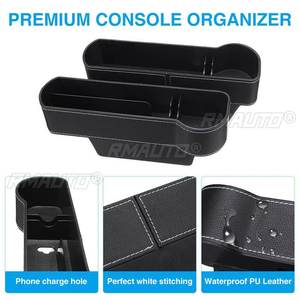 Car Seat Storage Box Seat <b>Gap</b> Slit Pocket Catcher Organizer Universal Car Seat Organizer Card Phone Key Holder Pocket - Product Image 2