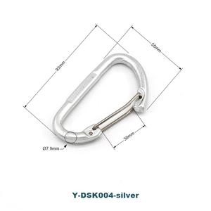ตะขอคาราบิเนอร์อลูมิเนียมอัลลอยรูปตัว D ที่ยึดขวดน้ำคลิปห่วงคาราบิเนอร์อลูมิเนียม - Product Image 3