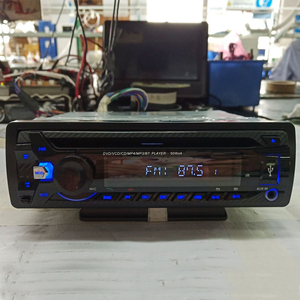 Reproductor <span class=keywords><strong>de</strong></span> DVD/VCD para Auto <span class=keywords><strong>de</strong></span> 1 Din con Panel Desmontable <span class=keywords><strong>de</strong></span> 12V, Radio Estéreo para Auto con Reproductor <span class=keywords><strong>de</strong></span> <span class=keywords><strong>CD</strong></span>, Bluetooth, FM, USB, <span class=keywords><strong>Audio</strong></span> y MP3 - Product Image 2