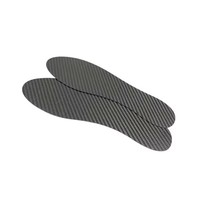 Twill Plain Arch Support carbono fiver suela de zapato Absorción de impacto Deportes Plantillas de carbono para adultos