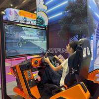 Simulador de Carreras de 4 Ejes de Alta Rentabilidad, Máquina de Juegos de Realidad Virtual Operada con Monedas para Parques de Diversiones y FEC