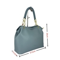 Sac fourre-tout hobo en cuir véritable pour femme avec chaîne, sac à bandoulière de haute qualité, vente en gros, tendance bureau, designer OEM ODM