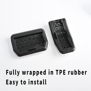 Couvre-pédales de frein et d'accélérateur en aluminium sans rebord pour <span class=keywords><strong>Tesla</strong></span> Model 3/Y Juniper Highland Performance - Product Image 5