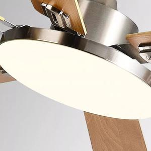 Vente en gros Fournisseur en Chine Lumière blanche noire Couleur de la carrosserie Ventilateur de plafond intelligent télécommandé de 58 pouces avec lumière - Product Image 2