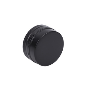 30ml 30g 47*24mm Petit Rond <span class=keywords><strong>DIY</strong></span> <span class=keywords><strong>Baume</strong></span> À Lèvres Stockage Noir Aluminium Pot Cosmétiques Emballage Conteneur Boîte En Étain Bougie Boîte En Étain - Product Image 6