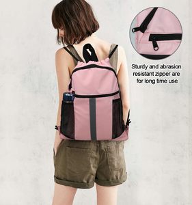 Mochila de Cuerda Resistente al Agua, Mochila con Cordón para Playa, Gimnasio, con Compartimento para Zapatos, para Fútbol, Baloncesto, Natación, Muestra Gratis - Product Image 6