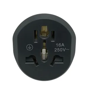 Universal EU Plug Converter EU Adapter 2 Round Pin Socket AU US UK CN To EU Wall Socket AC 16A 250V Travel Adapter High Quality