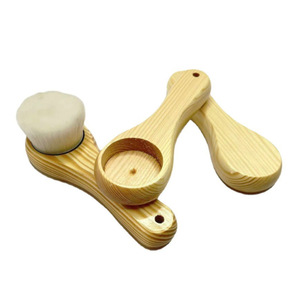 Wooden Makeup Brush Handles BQ-06 Custom Made For <b>Foundation</b> Face Use - Product Image 4