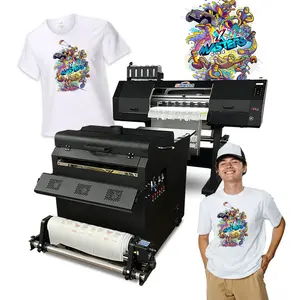 xp600 (x2) print head top quality A1 dtf transfer printer for clothing printing need match 2 heads power shaker