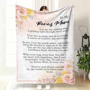 Manta de Franela con Motivo Floral, Manta Ligera y Transpirable para el Invierno, Impresión Personalizada, Venta al Por Mayor - Product Image 4