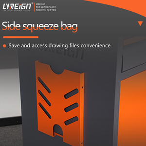 Cơ khí công cụ giỏ hàng cheavy nhiệm vụ chất lượng thép máy tính di động Tủ tùy chỉnh đứng PC tủ với bánh xe - Product Image 6