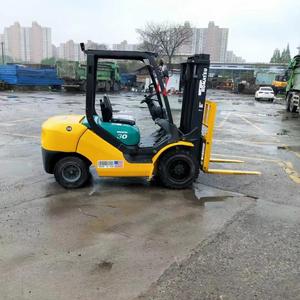 Low Price Komatsu 3-ton 3m Used Forklift with Fast Delivery Original Japanese Diesel Engine Internal Combustion Forklift - Product Image 4