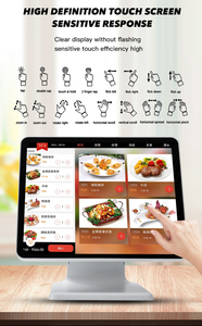 15 inch Máy tính để bàn tất cả trong một POS POS hệ thống tiền mặt đăng ký màn hình cảm ứng POS quán cà phê phần mềm cho hệ thống bán lẻ - Product Image 4