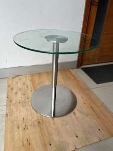 Yüksek üstleri ayarlanabilir Bar masası basit Modern stil sıcak satış Pub kullanılan yüksek cam üst restoran açık - Product Image 5