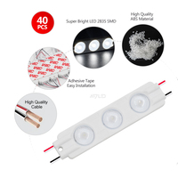 Module d'éclairage LED SMD 2835 personnalisable 1,5W 12V pour éclairage public, avec température de couleur réglable sur 3 niveaux, lettres rétroéclairées en PVC, indice de protection IP65