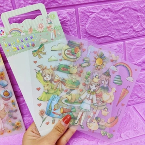 Phim hoạt hình Kawaii tay dán tài khoản nhà máy bán hàng trực tiếp DIY trang trí Sticker máy tính xách tay chai sổ cái Sticker - Product Image 2