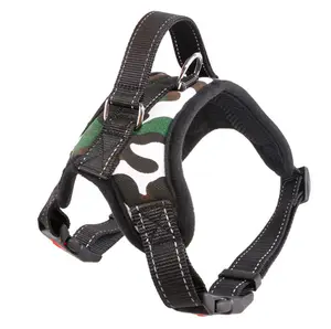 Adjustable Oxford K9 Pet Dogs Harness Outdoor Training HikingPet Dog Traction Harness