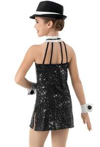 Costume de scène de jazz pour enfants, robe de <span class=keywords><strong>danse</strong></span>, costume d'équipe de <span class=keywords><strong>danse</strong></span> moderne, costume de performance de jazz pour adultes et enfants - Product Image 3