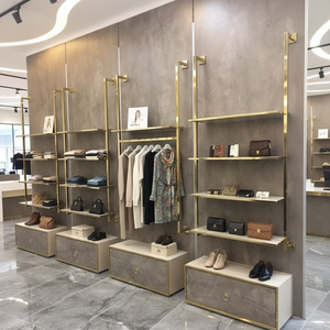 Perchero de Metal de hierro multifunción para el hogar, colgador móvil para bolsas de ropa, estantes apilables portátiles elegantes de 8 capas - Product Image 2