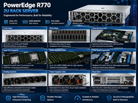 Servidor en Rack R770 2U con Procesador Intel Xeon 6, Memoria DDR5 ECC, PCIe Gen5, Servidor para Centro de Datos Empresarial