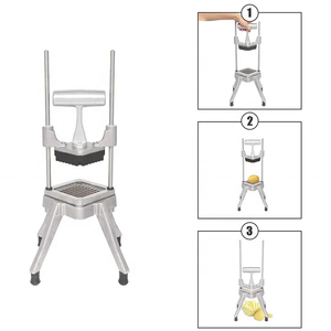 Machine à découper les légumes et fruits, pommes de terre, champignons, frites, manuelle, professionnelle, trancheuse, râpeuse, hachoir - Product Image 1