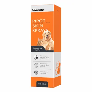 Spray médicamenteux rapide pour animaux de compagnie Traitement des infections fongiques bactériennes de la peau Spray antifongique antiseptique pour chiens chats ensembles de nettoyage