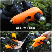 Verrouillage de guidon antivol pour moto avec alarme de freinage, 6 couleurs, sécurité pour scooter