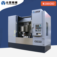 Torno vertical CNC de doble husillo KD800, máquina de torneado de alta precisión para piezas de bridas, rodamientos y discos
