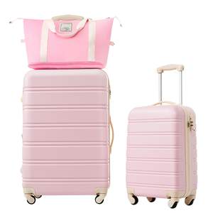 Ensemble de bagages rigides Db 2 pièces, valises à roulettes de 20 et 28 pouces avec serrure TSA, doublure en polyester, sac de voyage moderne - Product Image 1