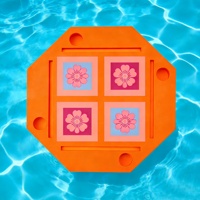 Tapis de jeu de Mahjong flottant octogonal avec logo personnalisé, planche en mousse pliable pour Mahjong, tapis de poker flottant non pneumatique pour fête au bord de la piscine