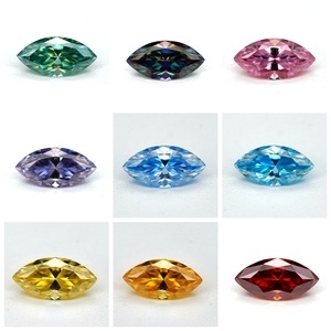 Moissanite Sfuso da Laboratorio 0.1-3ct Certificato GRA, Taglio Marquise in Verde, <span class=keywords><strong>Blu</strong></span>, <span class=keywords><strong>Giallo</strong></span> <span class=keywords><strong>e</strong></span> Altri Colori in Offerta - Product Image 3