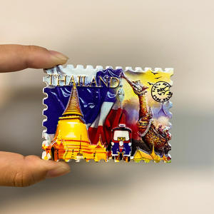 تايلاند الحرف التذكارية السياحة الكرتون ثلاثي الأبعاد الراتنج الطبيعي ديكورات المنزل 3D رسمت الجليد ملصقات - Product Image 1