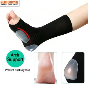 Calcetines 2 en 1 con Soporte Acolchado para el Arco <span class=keywords><strong>del</strong></span> <span class=keywords><strong>Pie</strong></span>, Alivio <span class=keywords><strong>del</strong></span> Dolor de Arco Plano, Almohadillas de Gel para el Talón Agrietado, Protector de Talón para Fascitis Plantar - Product Image 6