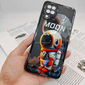 Funda de teléfono de silicona con estampado de dibujos animados de astronautas lindos con cubierta trasera de cuerda para Samsung S23 ultra A12 A52 <span class=keywords><strong>A72</strong></span> A32 <span class=keywords><strong>A53</strong></span> A02 A50 A33 S22 - Product Image 5