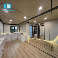 Taller móvil impermeable de alta calidad, casa de contenedores de 20 pies y 40 pies para sala de estar de Hospital