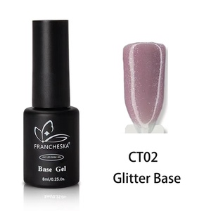 OEM Private Label 12ml Vernis à Ongles Gel Base en Caoutchouc Naturel Modèle Oeil de Chat Certifié MSDS Semi-Permanent DIY Art Décoration Gratuit - Product Image 3