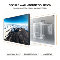 Layar LED Display Iklan 50 Inch Menpad M6S Ultra Tipis Ketebalan Rata, Terpasang di Dinding, Layar Elektronik Toko 50"