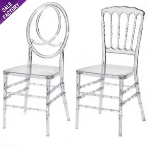 Sedia in Resina Dorata Trasparente Stile Tiffany, Bestseller per Esterni, Giardino <span class=keywords><strong>e</strong></span> Caffè - Product Image 3