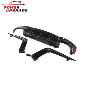 Difusor de parachoques trasero de fibra de carbono seco, estilo 3D, con luz LED, para <span class=keywords><strong>BMW</strong></span> F90, M5, G30, 540i, <span class=keywords><strong>535</strong></span>, 530, 550 - Product Image 6