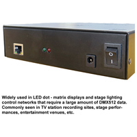 Éclairage de scène Igreslite DMX512 vers contrôleur de lumières de scène de console réseau ArtNet 2048CH