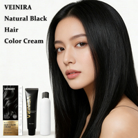 VSIU OEM Crème colorante permanente pour cheveux brun foncé, rouge vin, noir naturel, sans ammoniaque, nouvelle formule, 100% couverture des cheveux gris et blancs